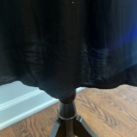 Cost Plus World Market | Dress gold embroidered and black Viscose L/XL - Picture 9 of 9